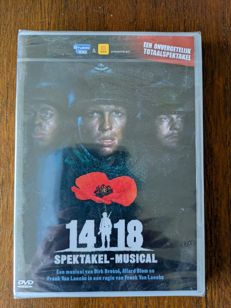 NIEUW dvd 14 18 spektakel musical, Cd's en Dvd's, Ophalen of Verzenden, Nieuw in verpakking, Muziek en Concerten