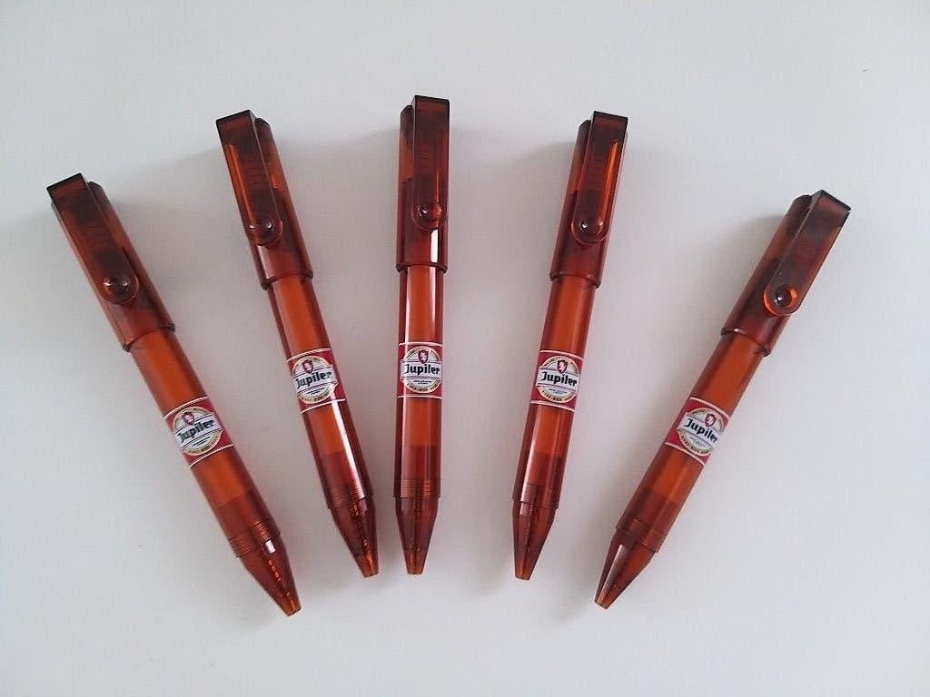 Lot collection Stylo à bille bic Jupiler bruns encre bleue, Enlèvement ou Envoi, Neuf