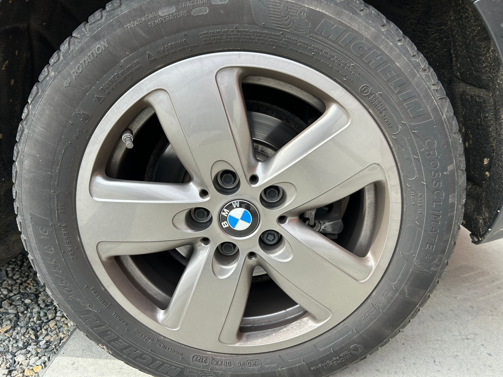 Jantes BMW serie 1 F40 (205/55/16), Enlèvement, 4 Saisons, Jante(s)