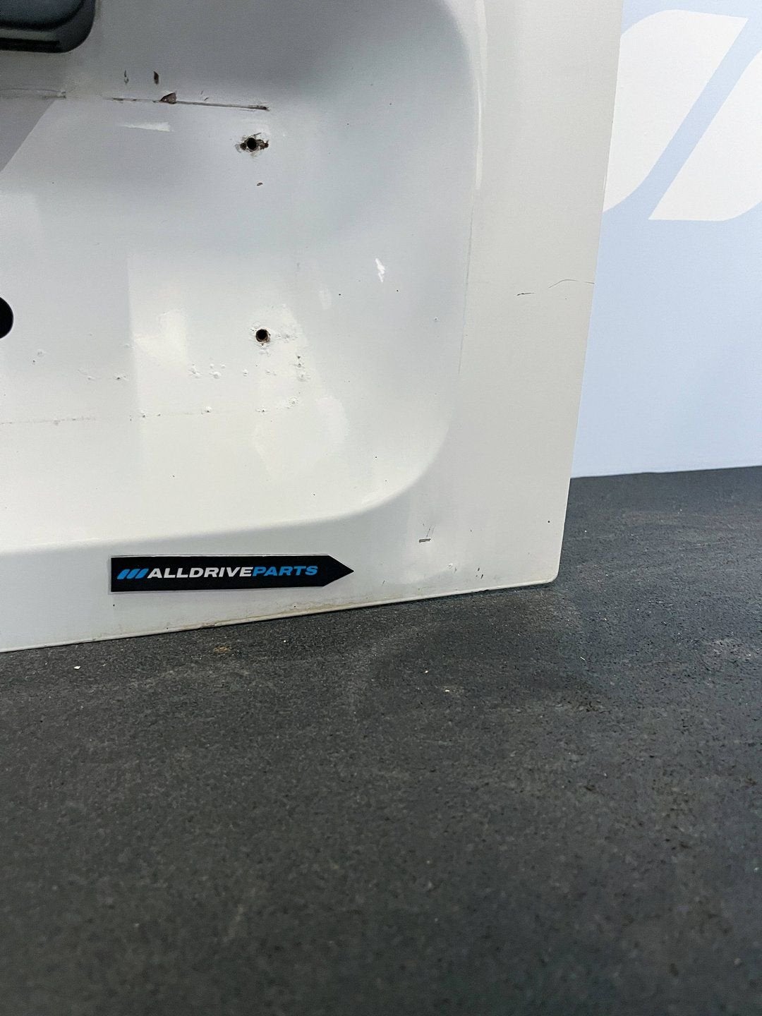 Achterdeur links Peugeot Partner wit met ruit 8702E2, Arrière, -, Utilisé, Porte