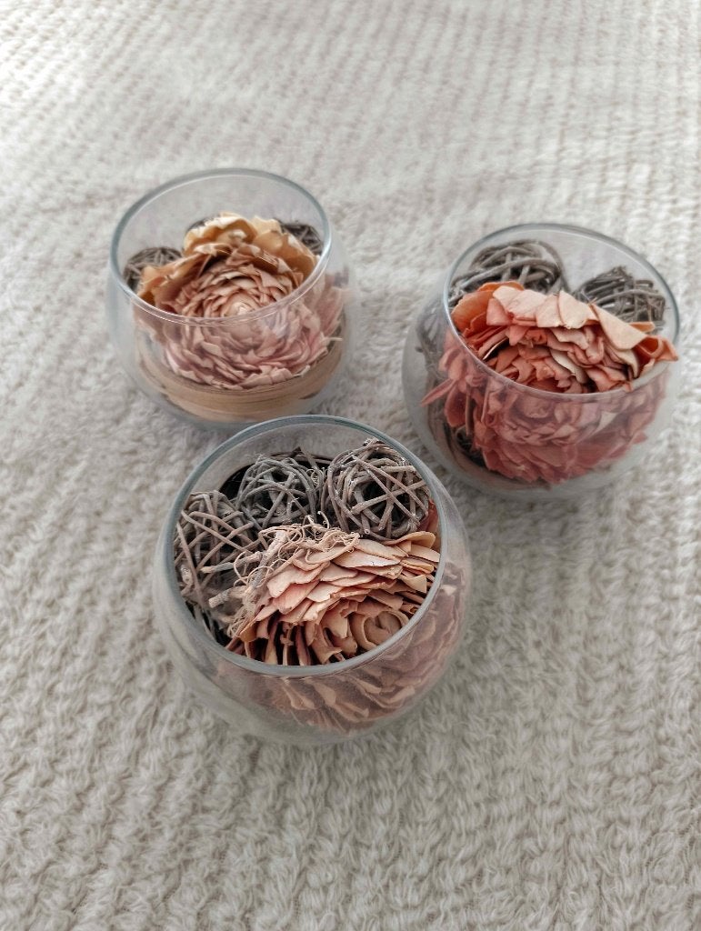 Article de décoration avec fleur de papier, Enlèvement, Comme neuf, Décoration