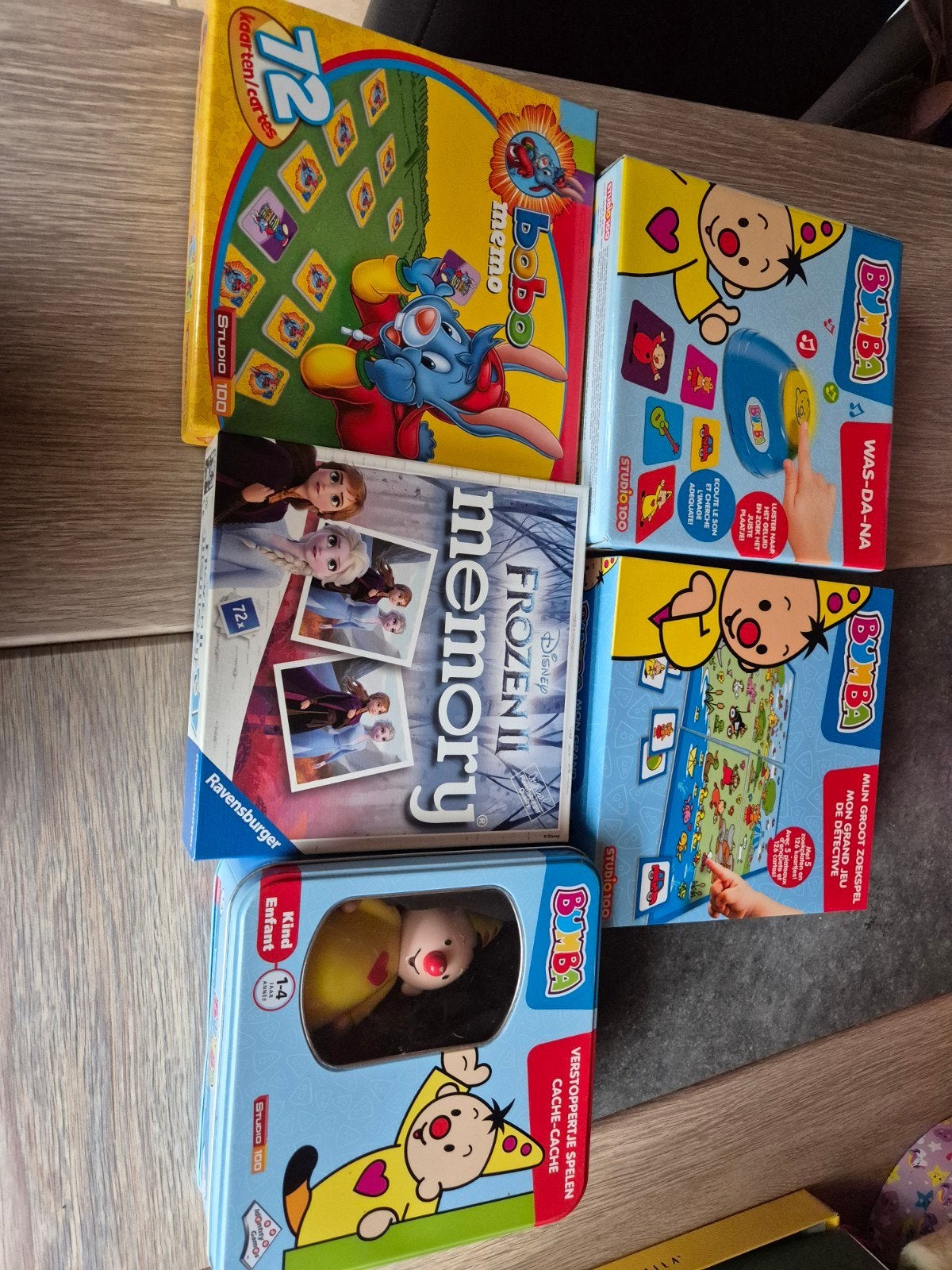 Diverse spelletjes, Ophalen