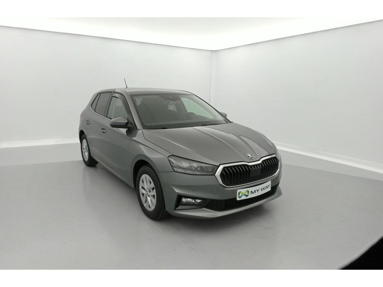 Skoda Fabia 1.0 TSI Clever DSG, Auto's, Automaat, https://public.car-pass.be/vhr/4f0fe9d1-6015-4c94-ac09-8ca744367702, Zilver of Grijs