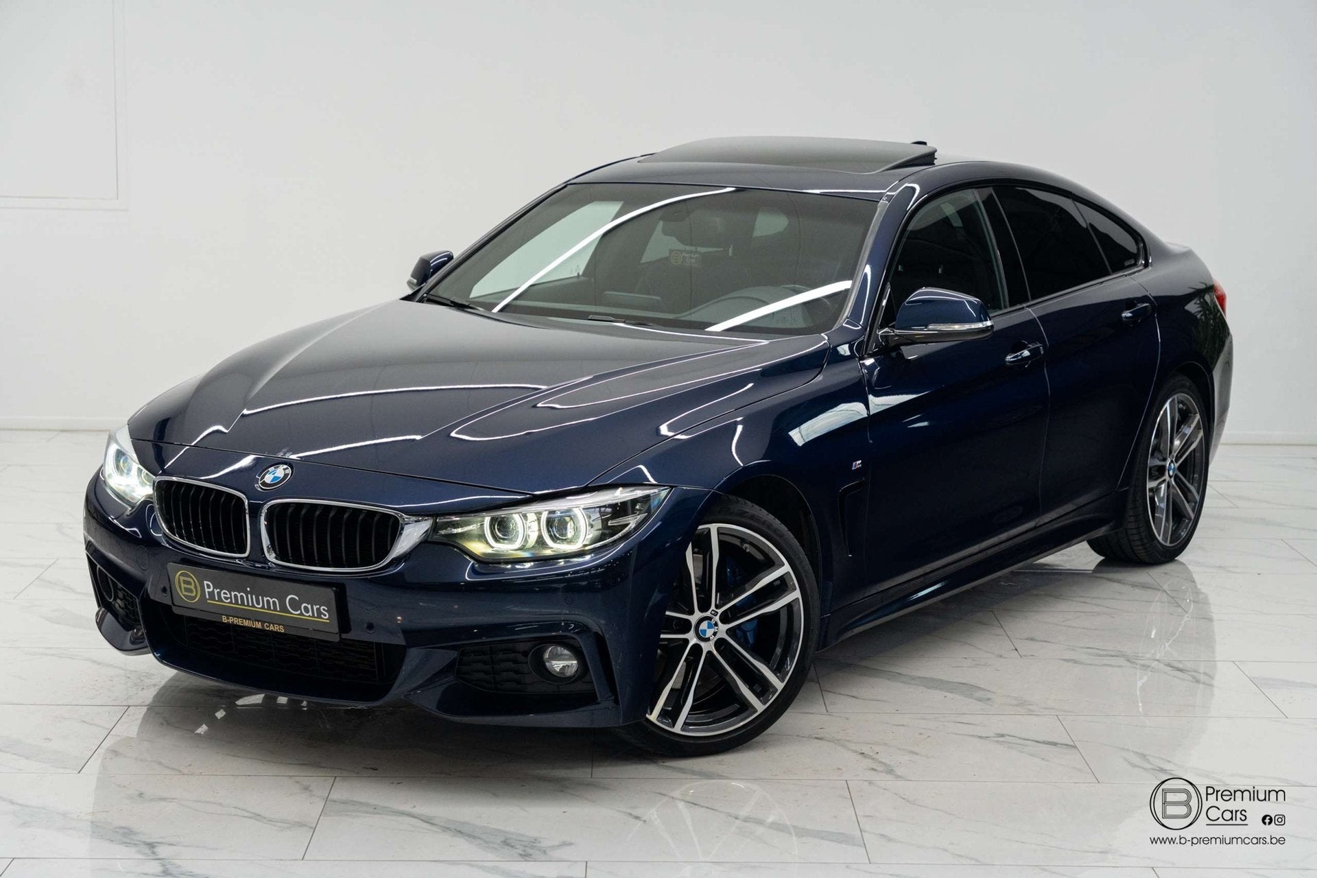 BMW 420 Da gran coupe M INDIVIDUAL/ Pano/Camera/Cruise, Auto's, Automaat, 4 cilinders, Blauw, USB