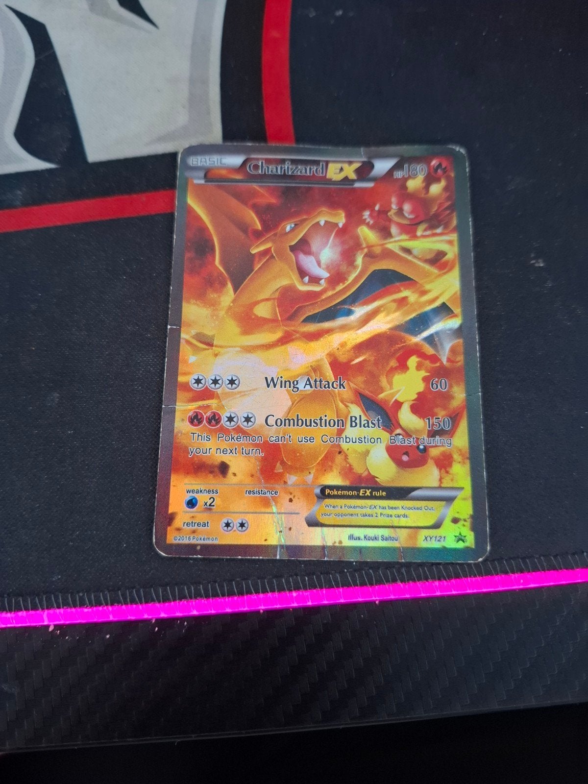 Charizard EX #xy121.  BESCHRIJVING!!!, Enlèvement