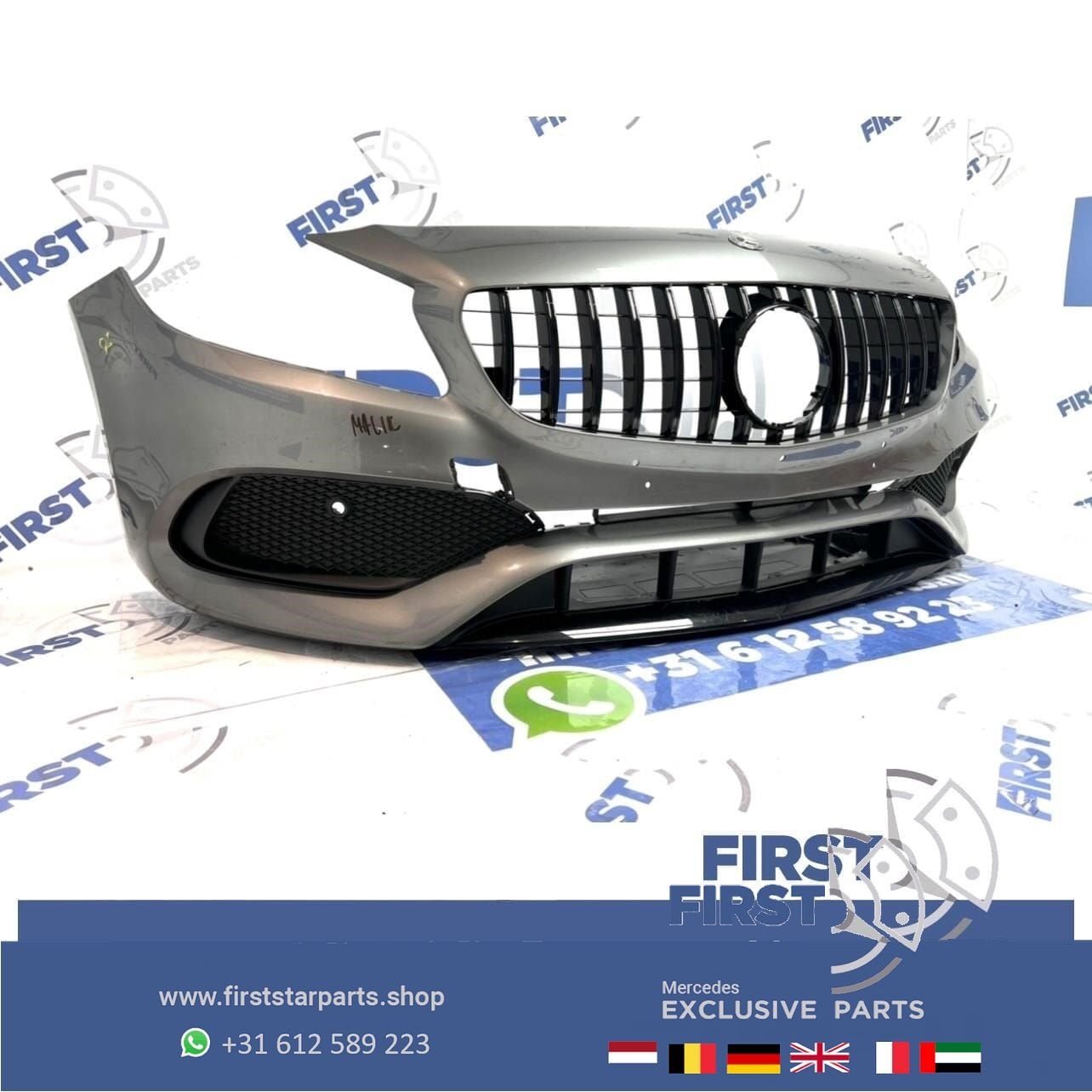 W176 AMG VOORBUMPER  + GT PANAMERICANA GRIL Mercedes A Klass, Utilisé, -, Avant, -
