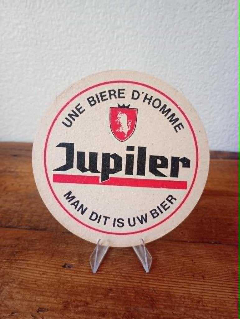 Brasserie bière sous-bock Jupiler Floralies de Tournai, Enlèvement ou Envoi, Comme neuf, Sous-bock, Jupiler