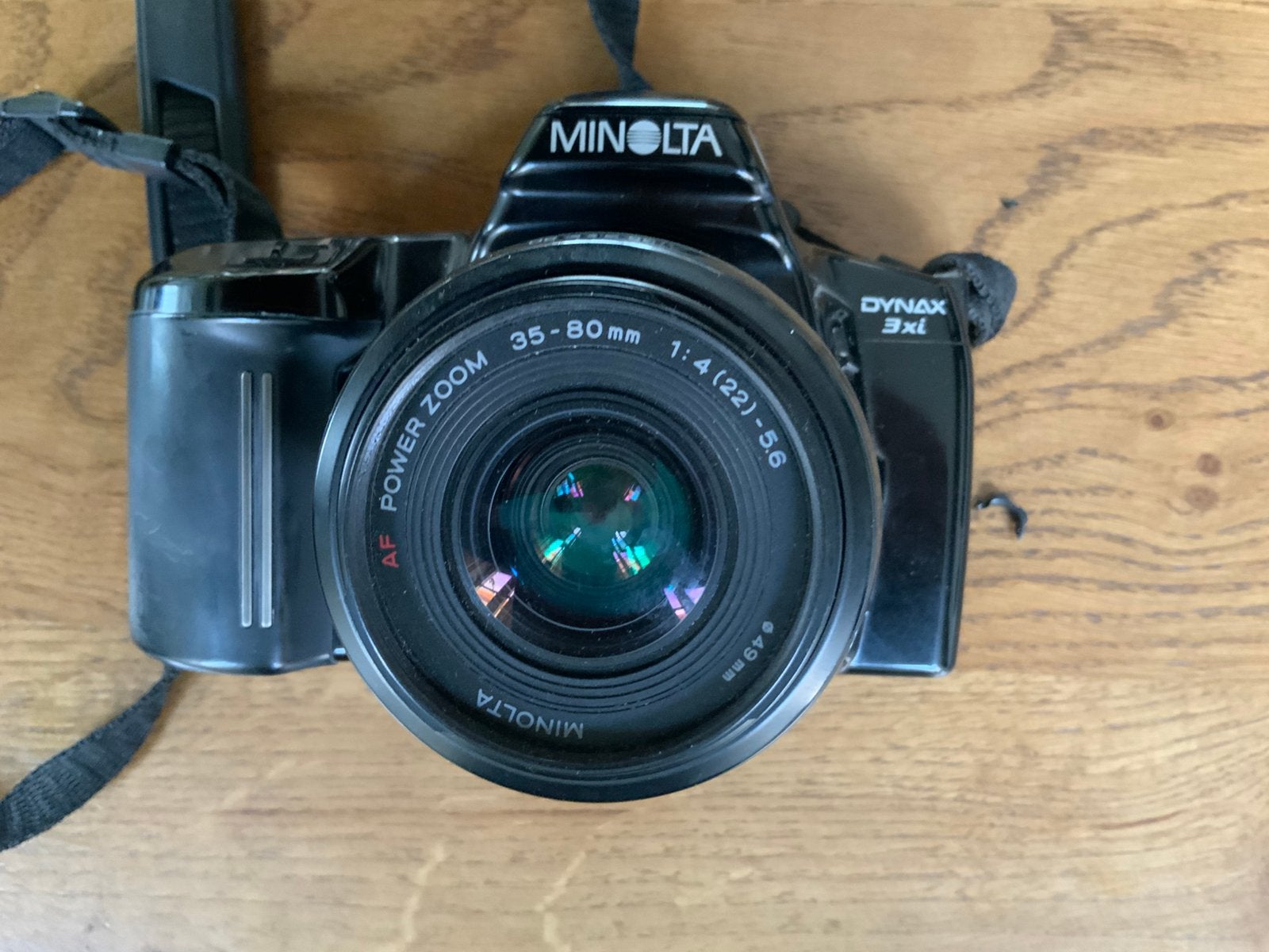 : Minolta Dynax 3xi + Minolta AF Power Zoom 35-80mm f/4-5.6, Ophalen of Verzenden, Gebruikt, Minolta