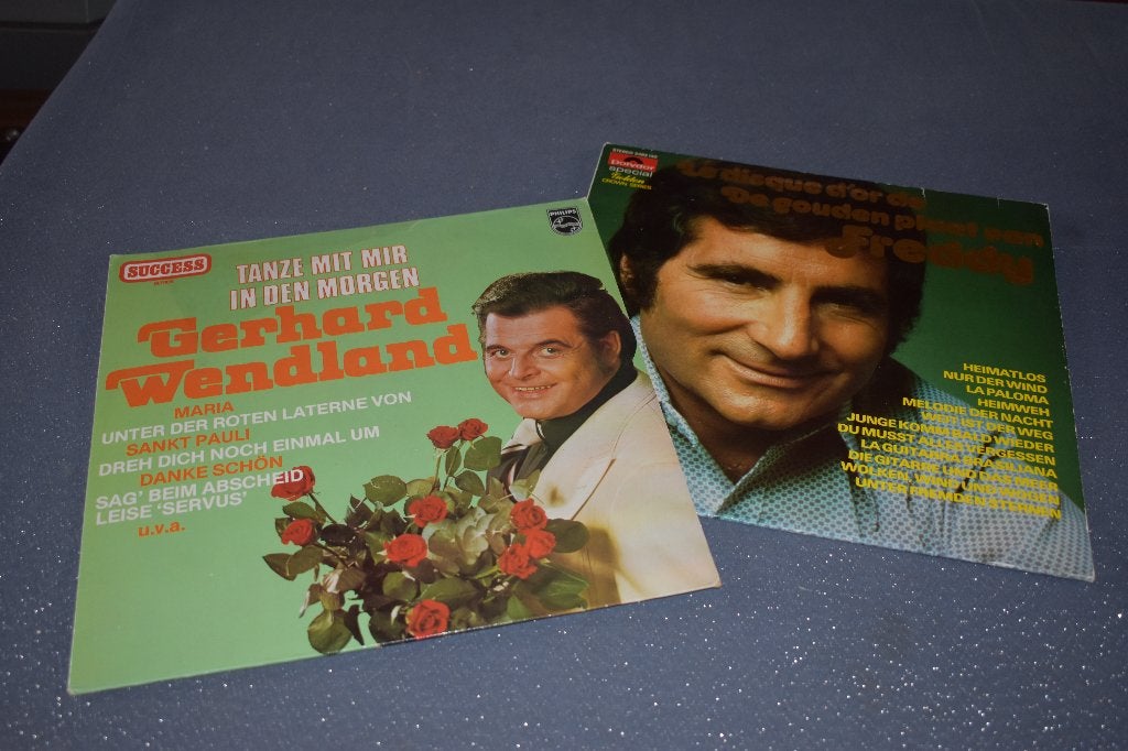 2 duitse LP's uit de jaren 1959 en 1974, CD & DVD, Vinyles | Compilations, LP, Enlèvement ou Envoi, Autres formats, Comme neuf
