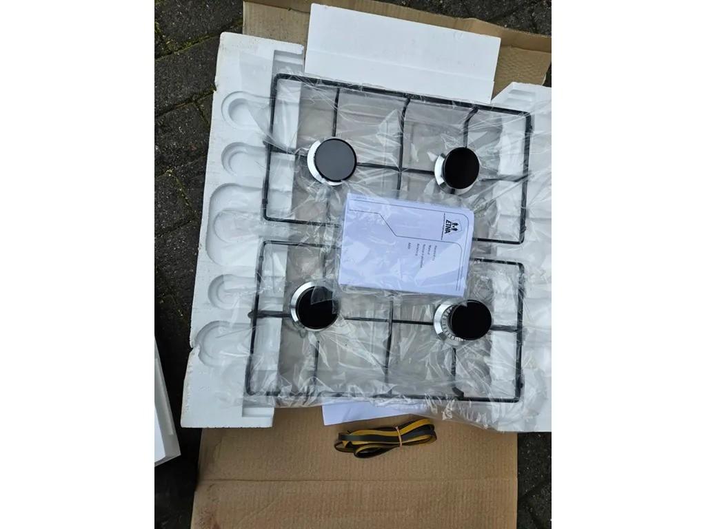 Etna kookplaat op gas, Ophalen, Nieuw, Gas, 4 kookzones