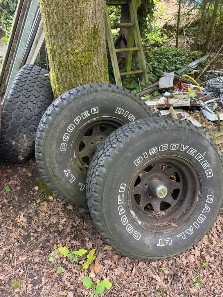 Terreinbanden 32X11,50R15 jeep wrangler yj - cj, Autos : Divers, Remorques Pièces, Enlèvement, Comme neuf