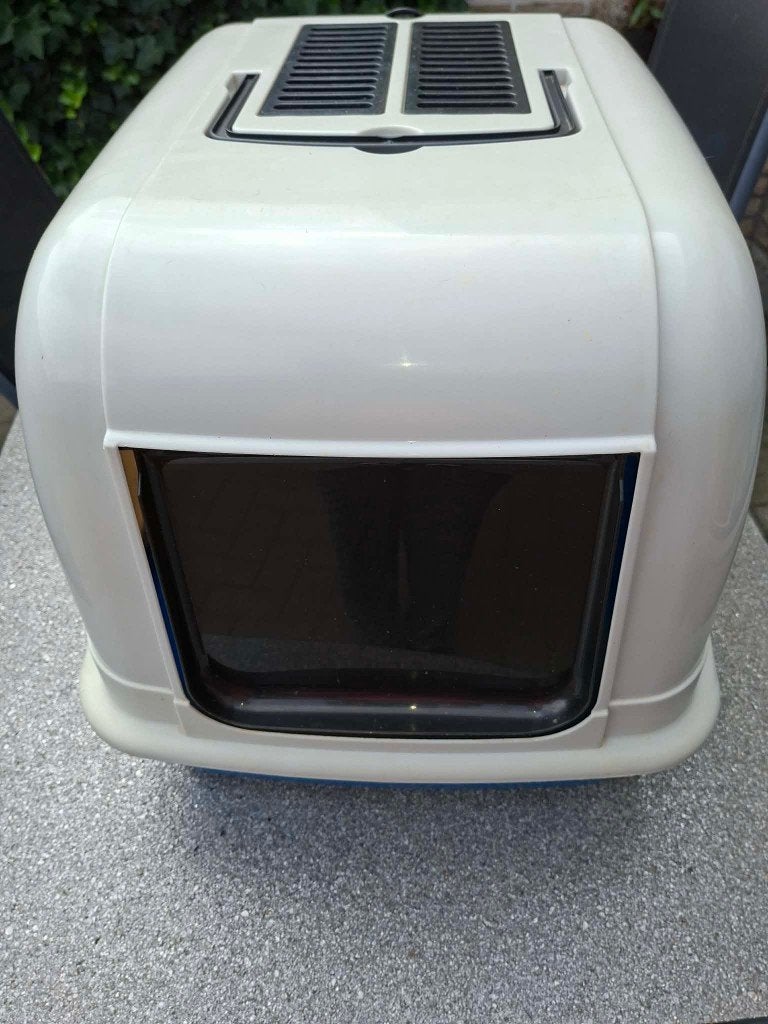 Kattenbak, Dieren en Toebehoren, Kattenbakken, Ophalen, Gebruikt, Gesloten