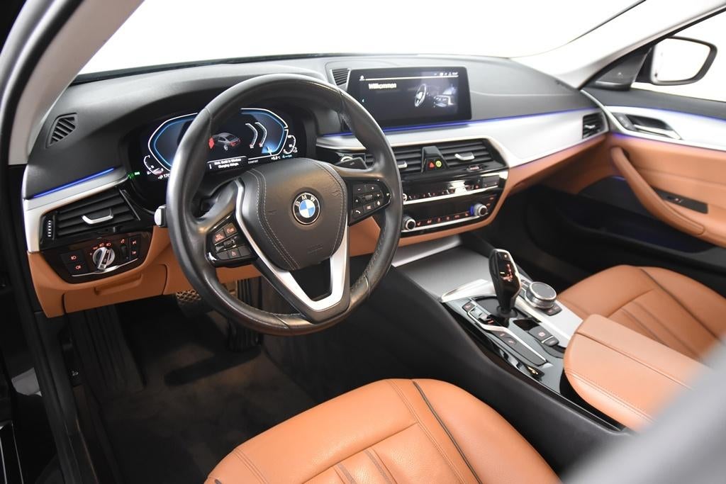 BMW 530e Limosine *1ste Eigenaar*Leer*Schuifdak*Navigatie*, Auto's, BMW, 4 cilinders, Zwart, Leder, Hybride Elektrisch/Benzine