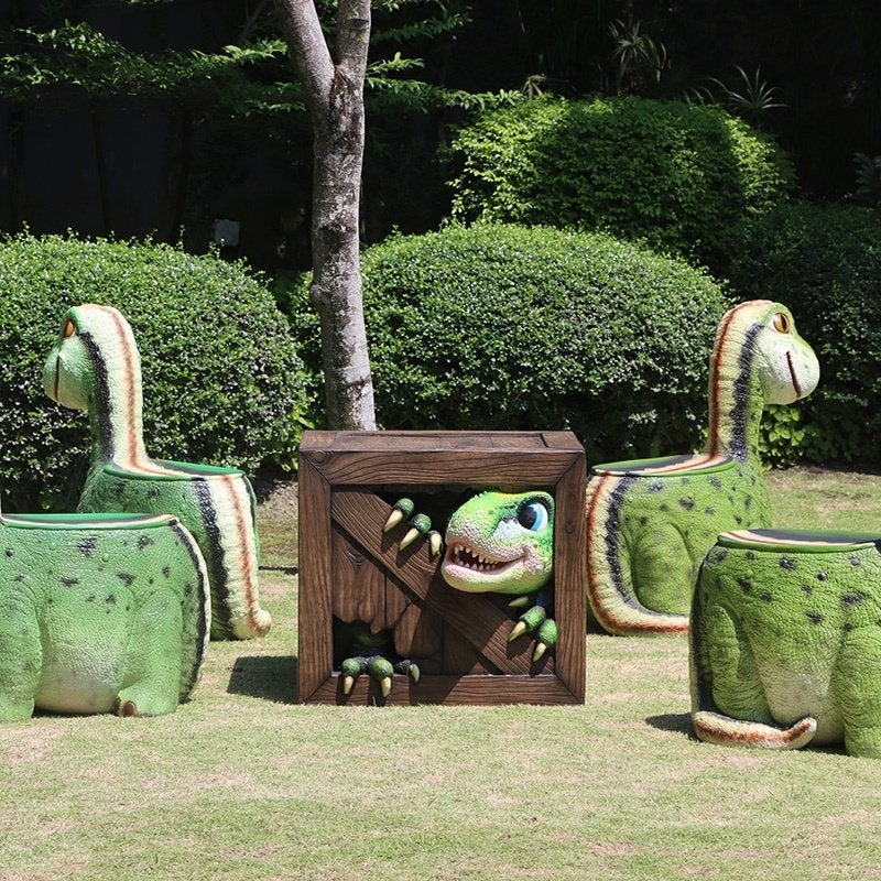 Kiekeboe dinosaurus tafel – Kindertafel, Ophalen, Nieuw