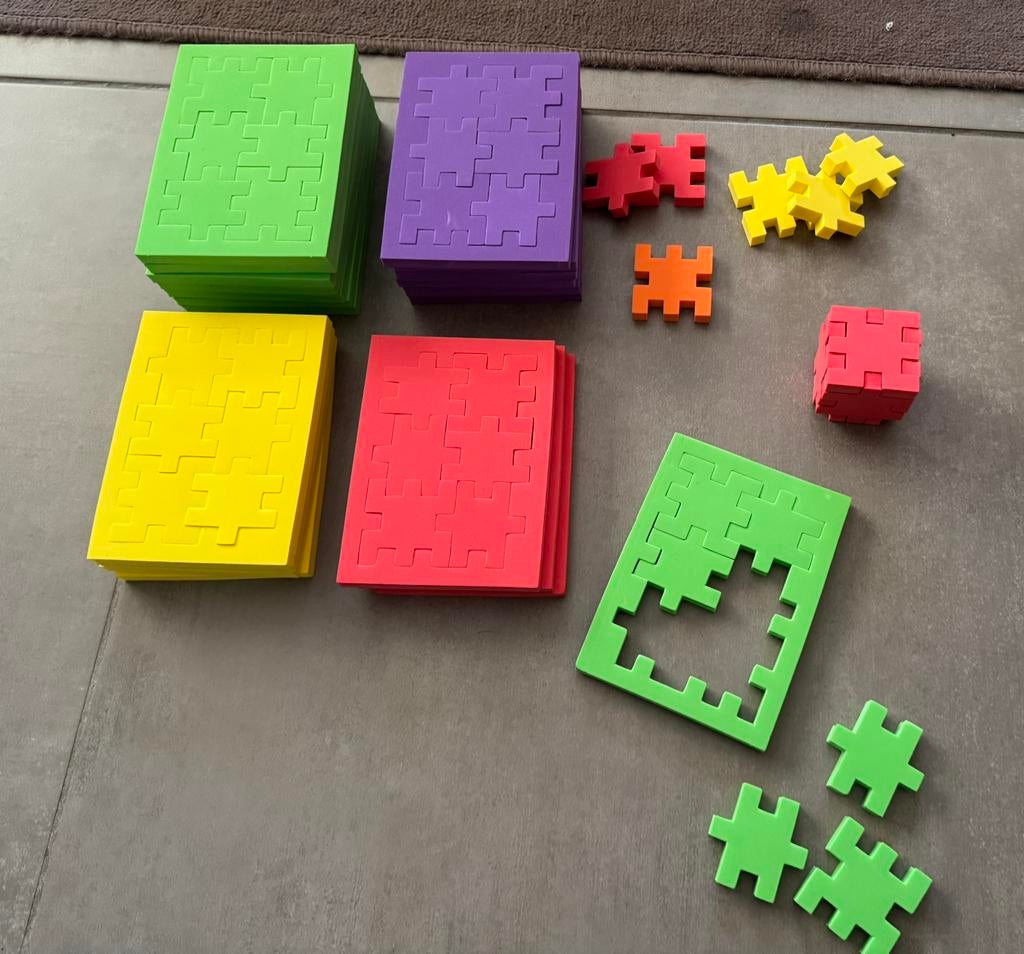 3D kubus puzzels, Enlèvement, Comme neuf, Autres marques