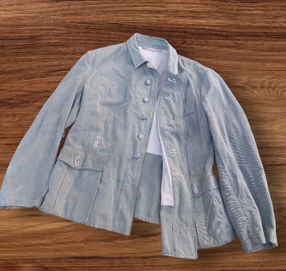 Veste de campagne HBT « Drillich » de la Luftwaffe allemande, Enlèvement ou Envoi