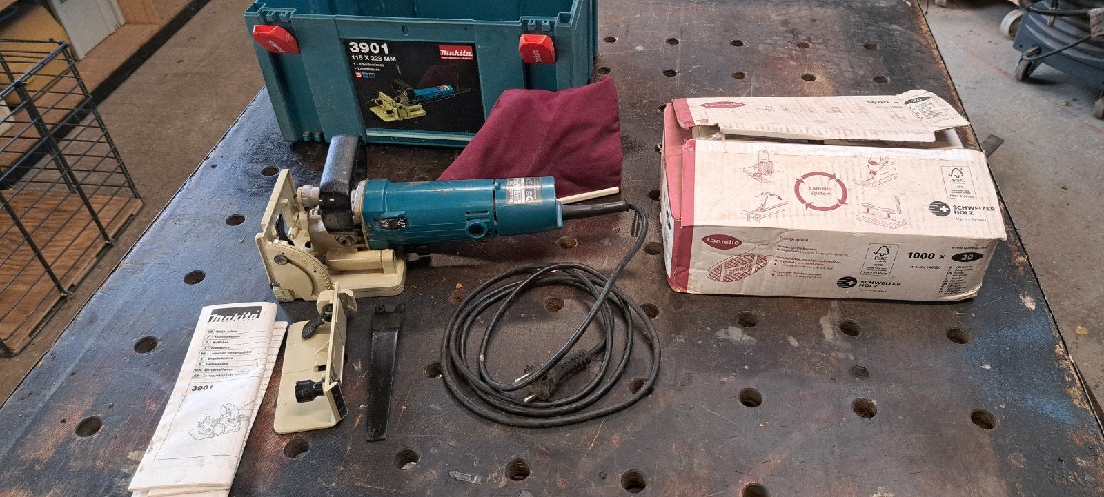 lamellenfrees Makita, Ophalen