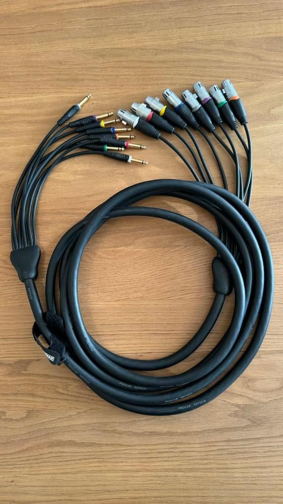 Multikabel XLR/Jack, Ophalen, Zo goed als nieuw, Apparatuur