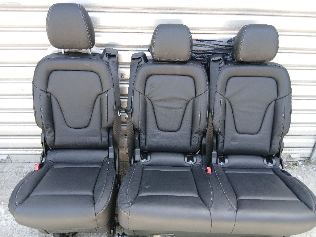 Banquette Mercedes Original W447 en cuir Lugano, Enlèvement, Mercedes-Benz