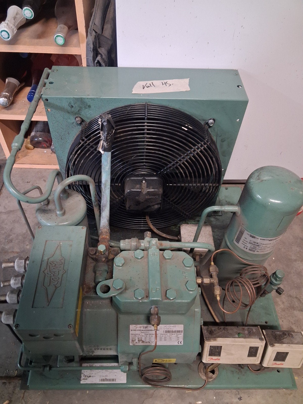 A vendre, lot de groupes et evaporateurs frigorifique, Enlèvement