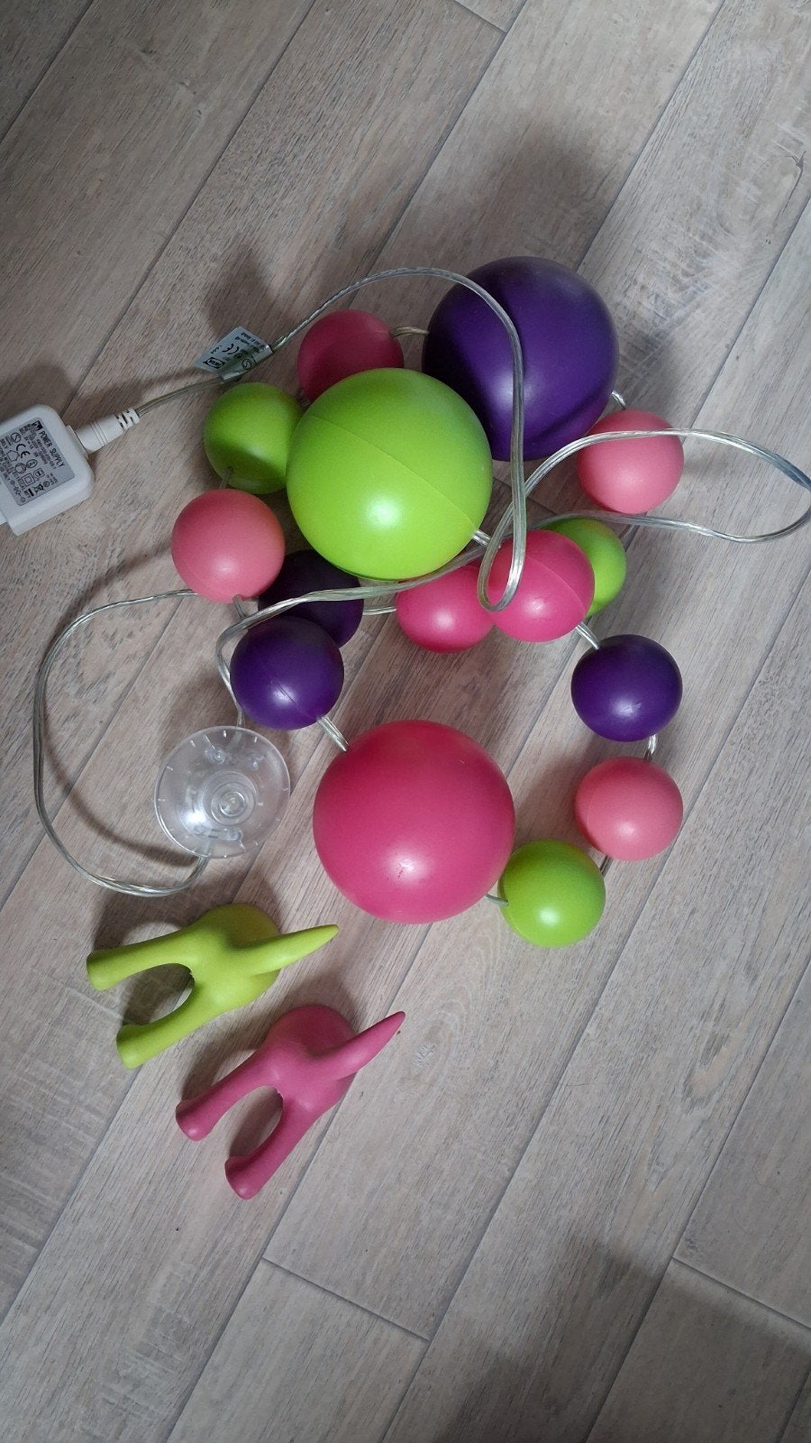 Lamp en 2 kapstokjes, Enlèvement, Lampe
