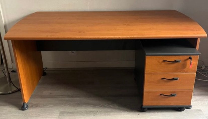 Grand bureau en bois 80x 200, Autres marques, Autres types, Démontable, Enlèvement