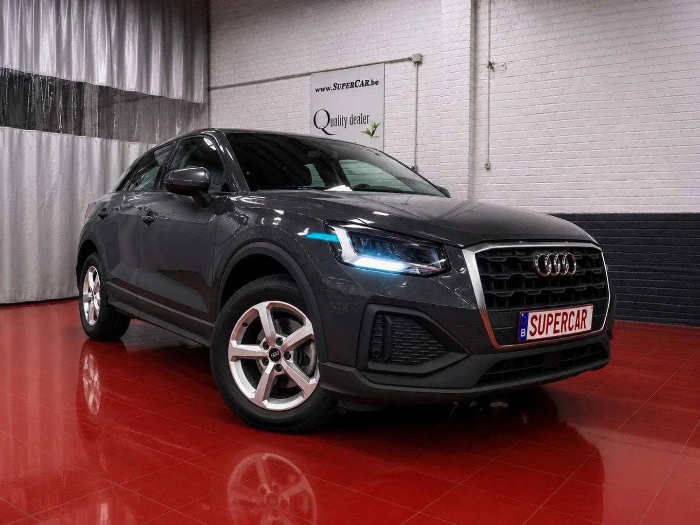 Audi Q2 Q2 30 TFSI Advanced * SIEGE CHAUF. * CAMERA * CAPT A, Zwart, Leder, Bedrijf, 5 deurs