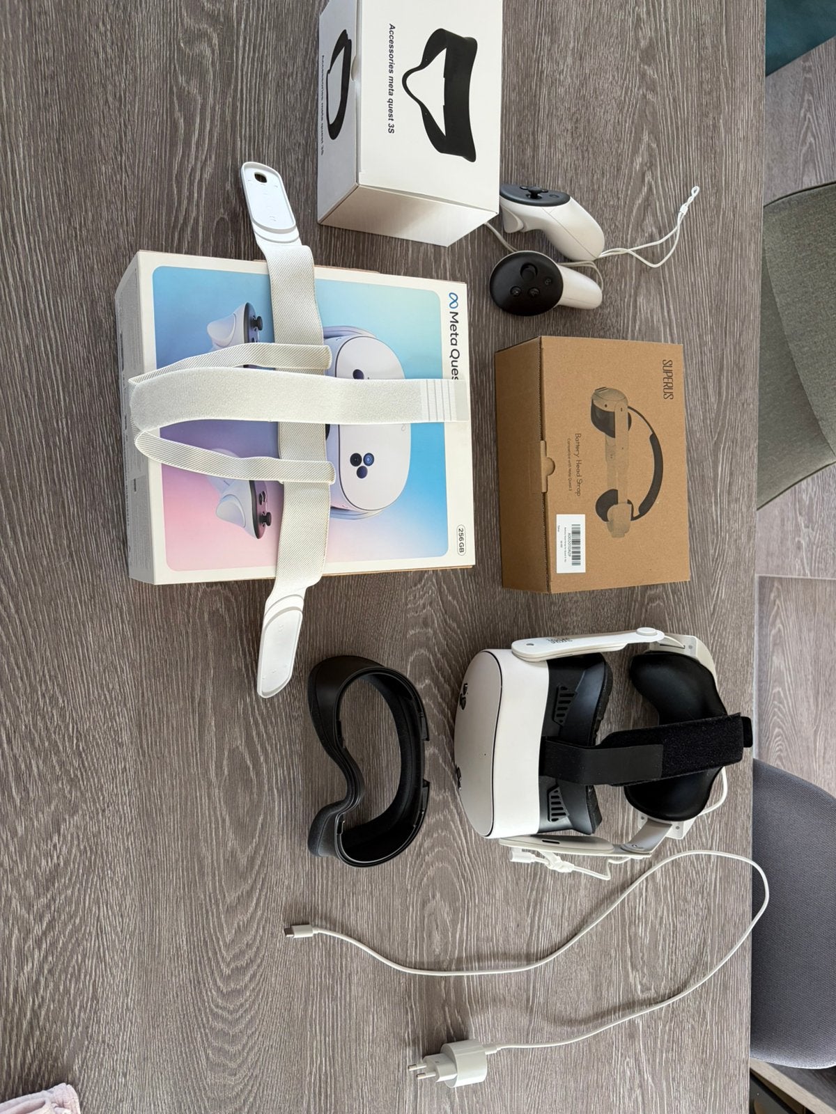 Meta quest 3s 256 gb, Games en Spelcomputers, Ophalen of Verzenden, Zo goed als nieuw