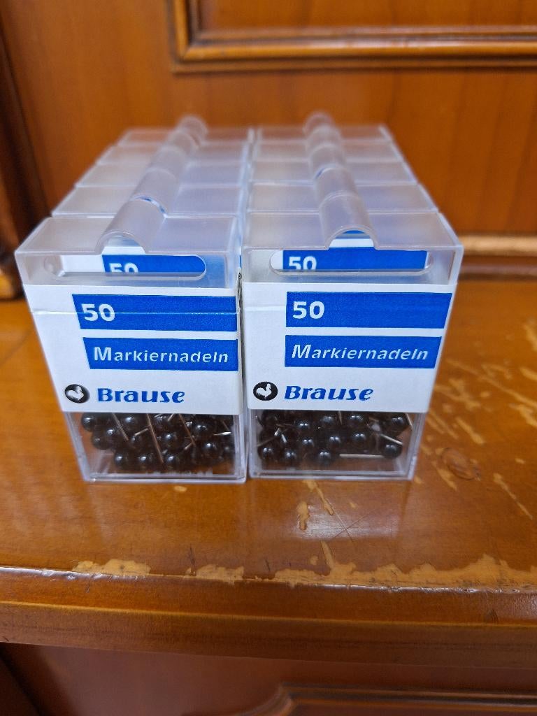 10 dozen spelden voor prikborden., Diversen, Bureau-accessoires, Nieuw, Ophalen