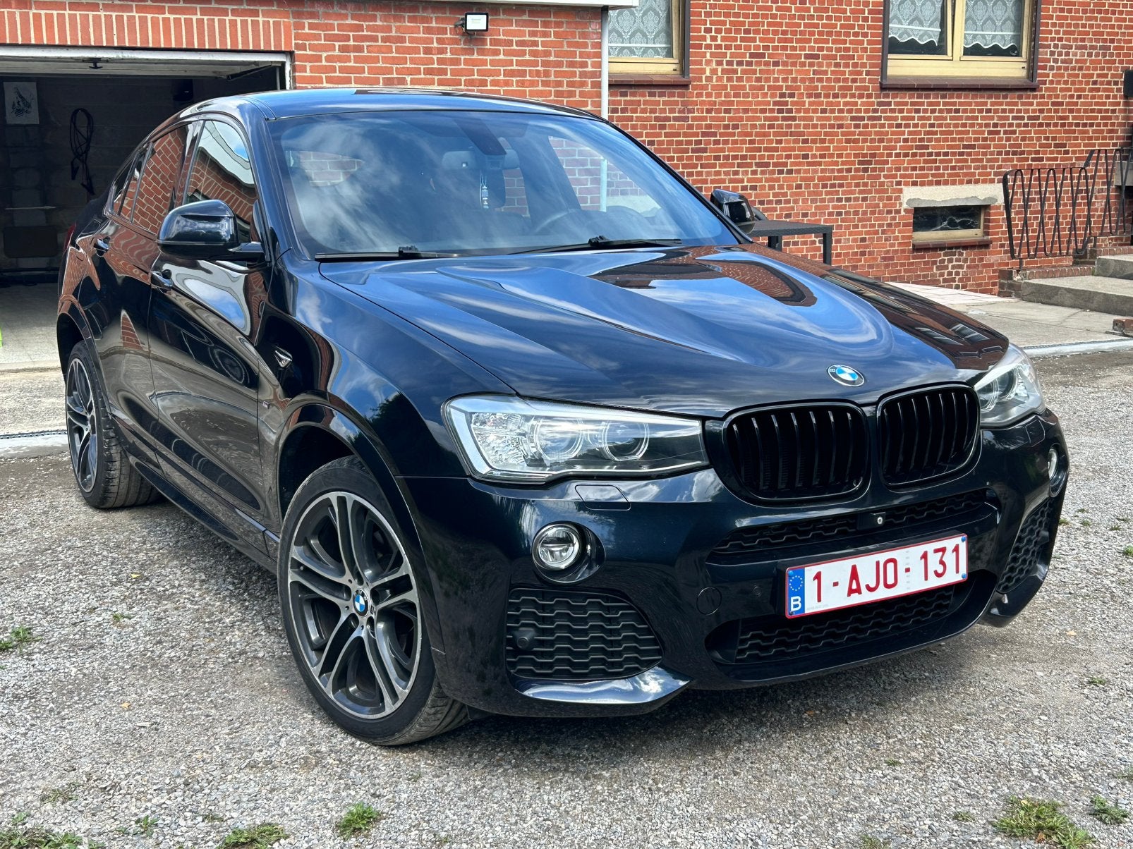 Bmw x4 2.0 d pack-M 190cv Keyless full, Autos, Cuir, Carnet d'entretien, Noir, Automatique