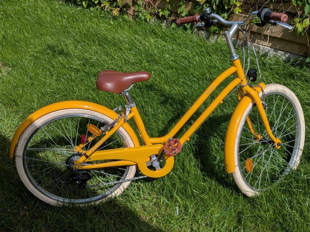 Kinderfiets BTWIN 500 24 inch 9-12 jaar, Fietsen en Brommers, Fietsen | Meisjes, Ophalen, 24 inch, Velgrem, Versnellingen