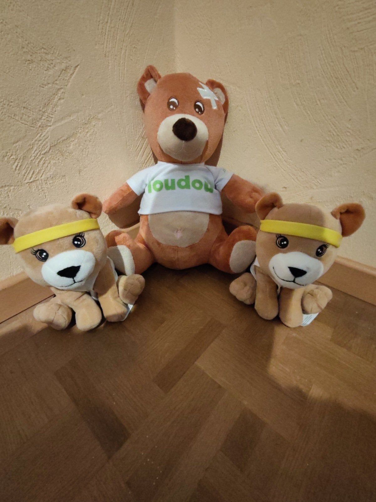 Lot de 3 peluches, Enlèvement
