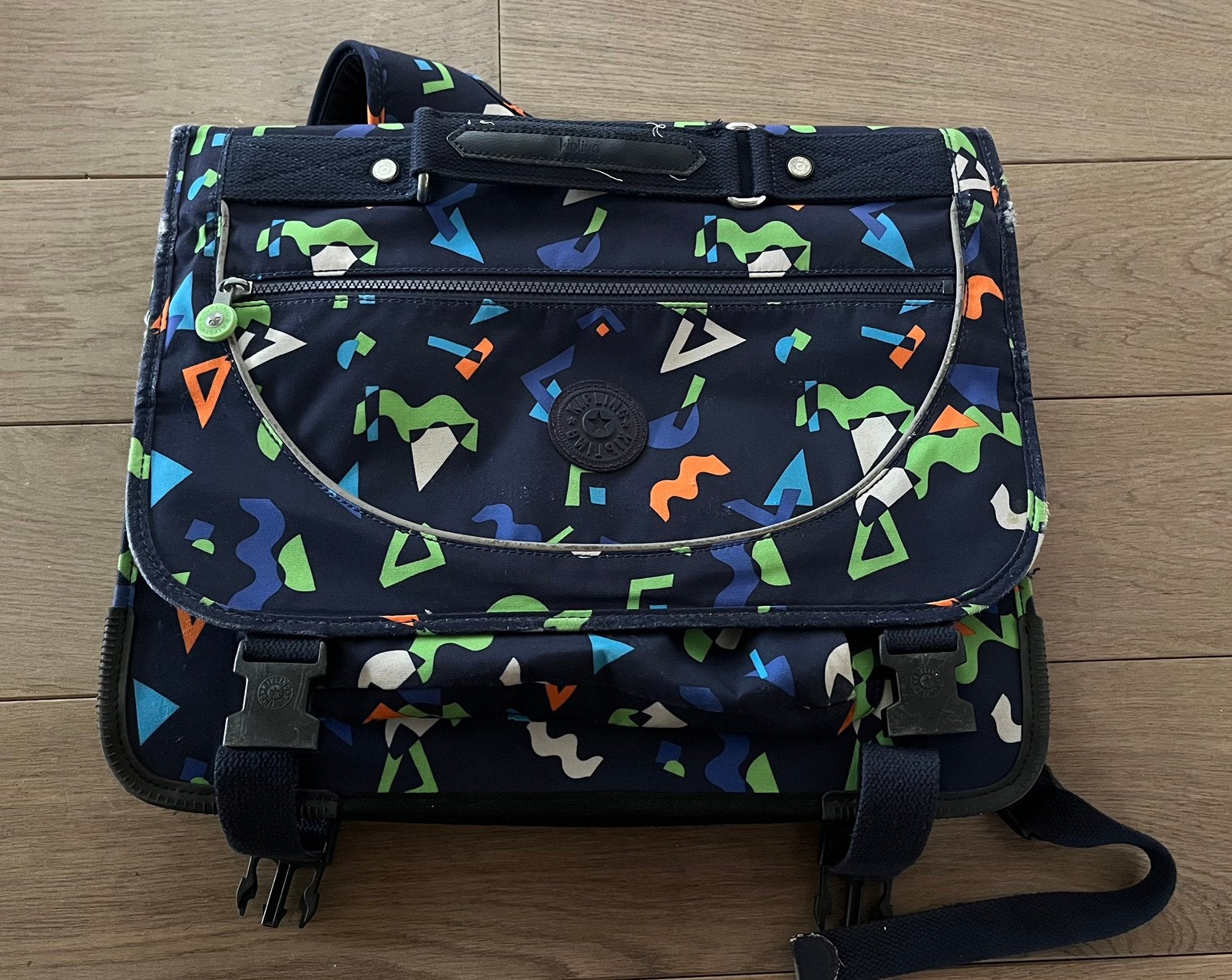 Kipling preppy boekentas, Bijoux, Sacs & Beauté, Sacs | Cartables, Enlèvement, Utilisé, Bleu, Porte-documents ou Cartable