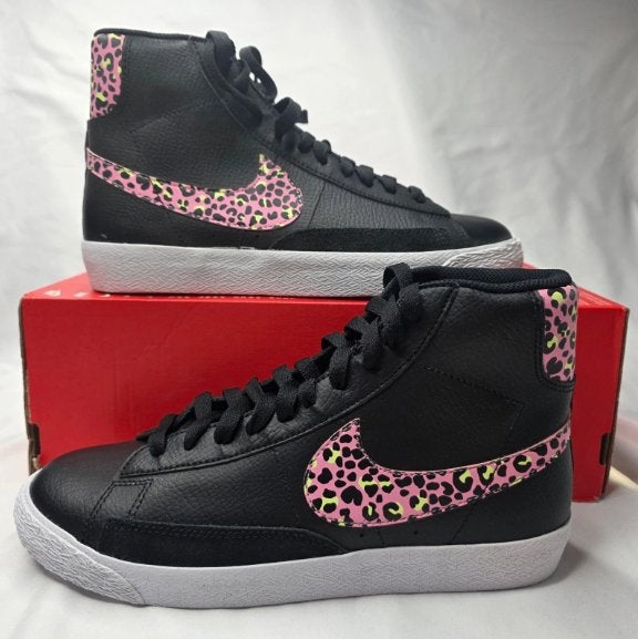 NIEUW! NIKE Blazer sneakers met leopard zwart/roze maat 38, Neuf, Enlèvement ou Envoi, Sneakers et Baskets, Nike