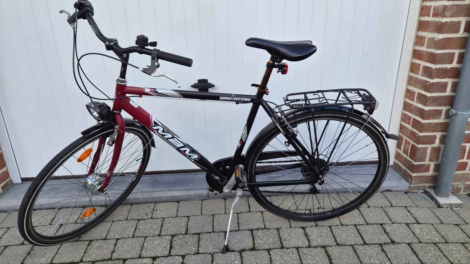 MBM Manhattan herenfiets / stadsfiets / studentenfiets, Fietsen en Brommers, Ophalen, Gebruikt