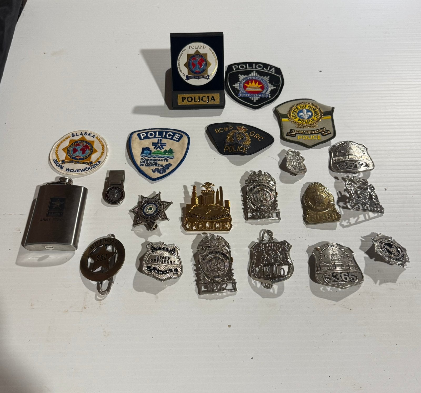 Politie badges, Enlèvement, Comme neuf