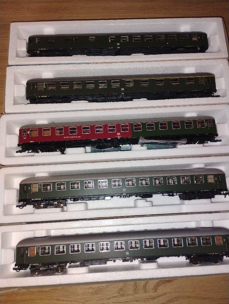 Roco H0 DB UIC-X D-Züg Epoque III-set voor 5 auto's, Gelijkstroom of Wisselstroom, Wagon, Ophalen of Verzenden, Zo goed als nieuw
