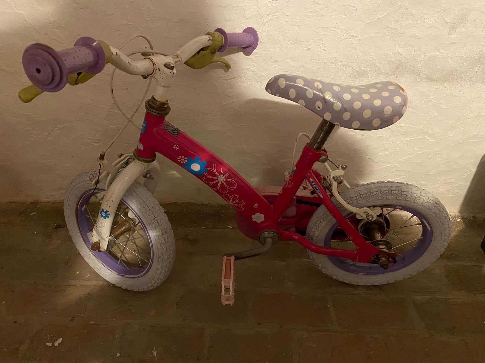 Kinderfiets 12inch, Fietsen en Brommers, Fietsen | Kinderfietsjes, Ophalen, Gebruikt, Velgrem, Minder dan 16 inch