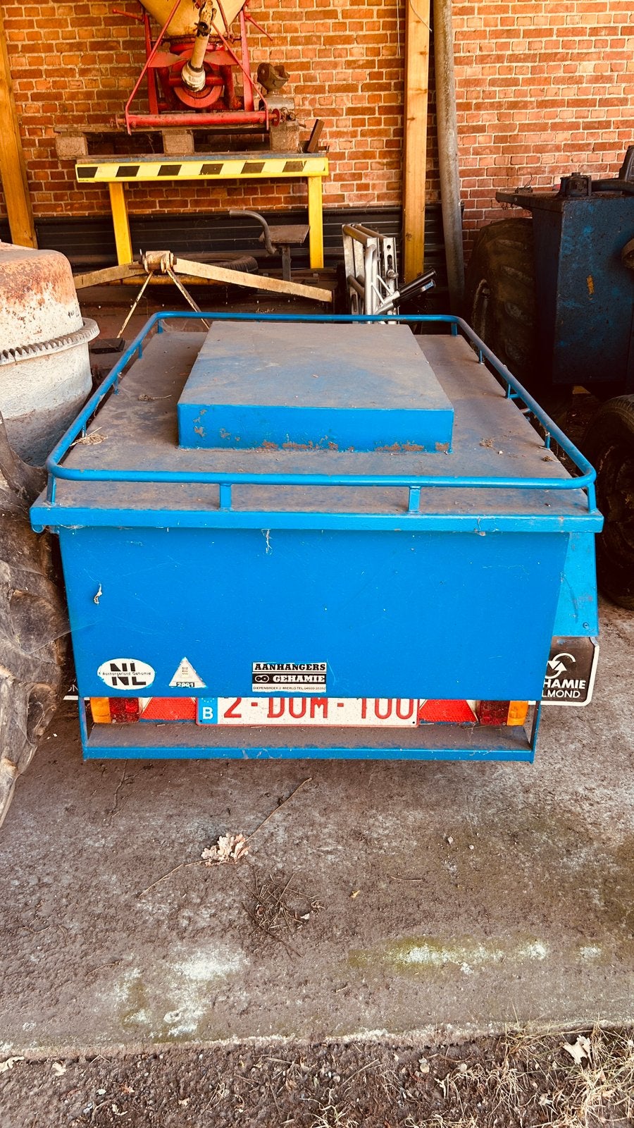 Aanhanger - boedelbak, Auto diversen, Aanhangers en Bagagewagens, Ophalen, Zo goed als nieuw