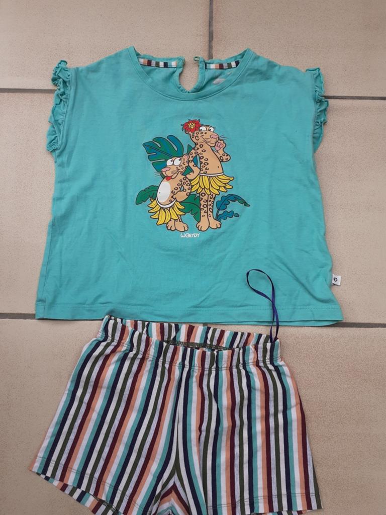 Pyjama Woody 116, Kinderen en Baby's, Kinderkleding | Maat 116, Ophalen of Verzenden, Woody, Meisje, Nacht- of Onderkleding