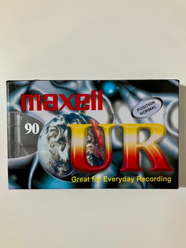 Cassettebandje Maxell UR90 nieuw geseald, Cd's en Dvd's, Ophalen, Nieuw in verpakking, Origineel