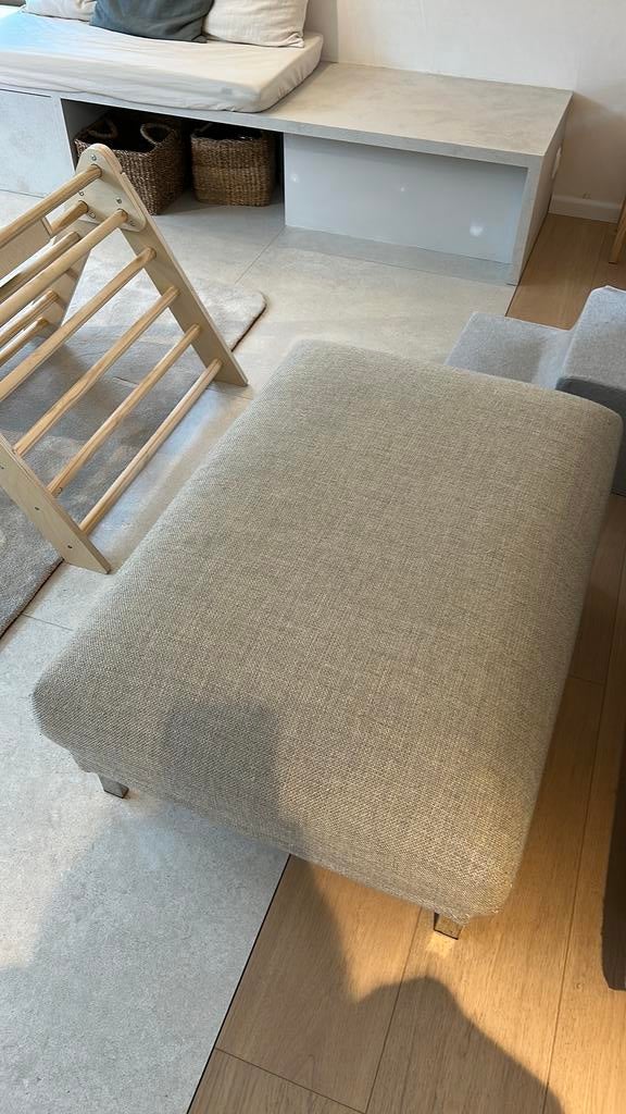 Ikea nockeby poef beige, Enlèvement, Utilisé