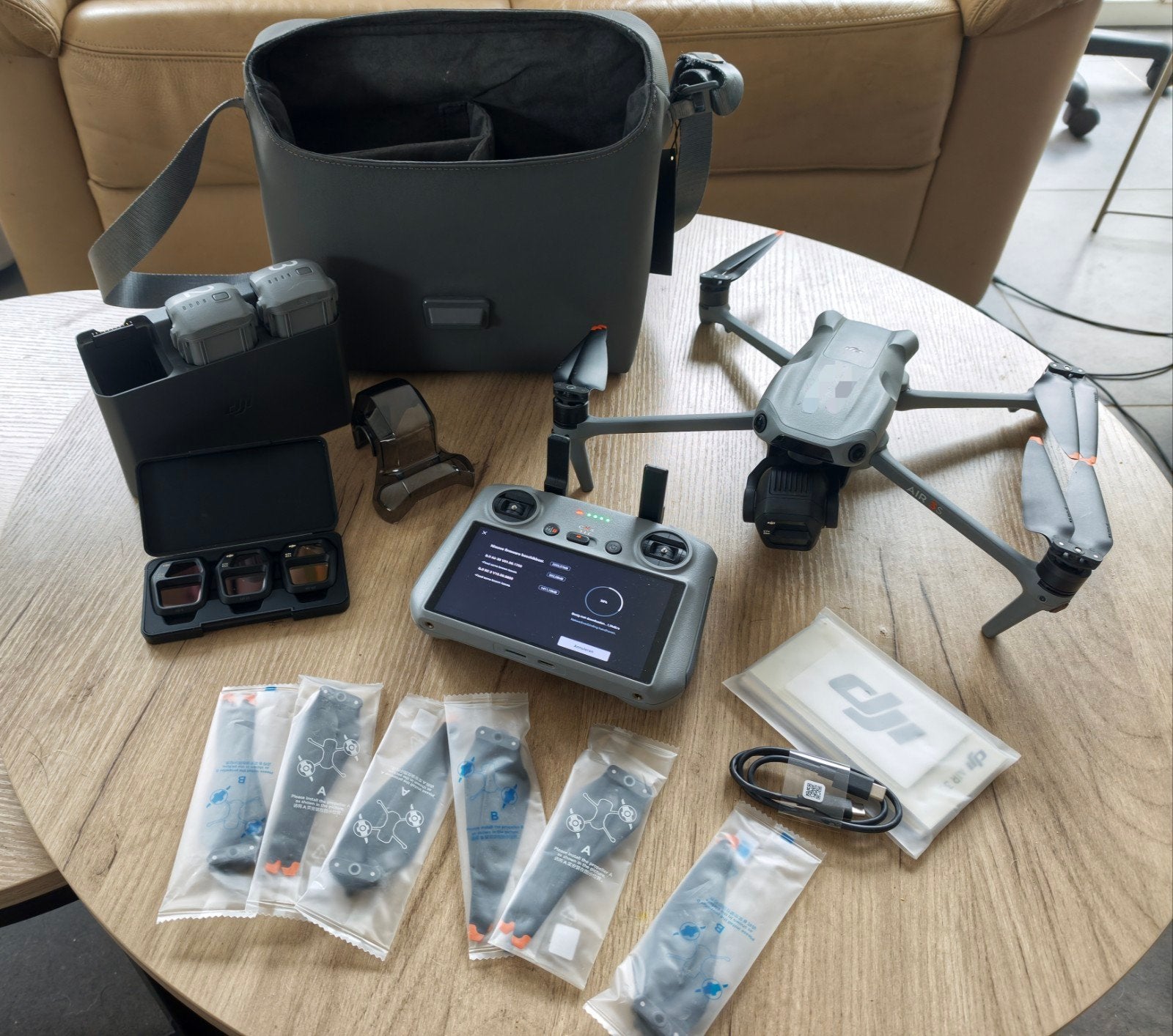 dji air 3s fly more combo nieuwe staat lees adv goed!!!, Ophalen