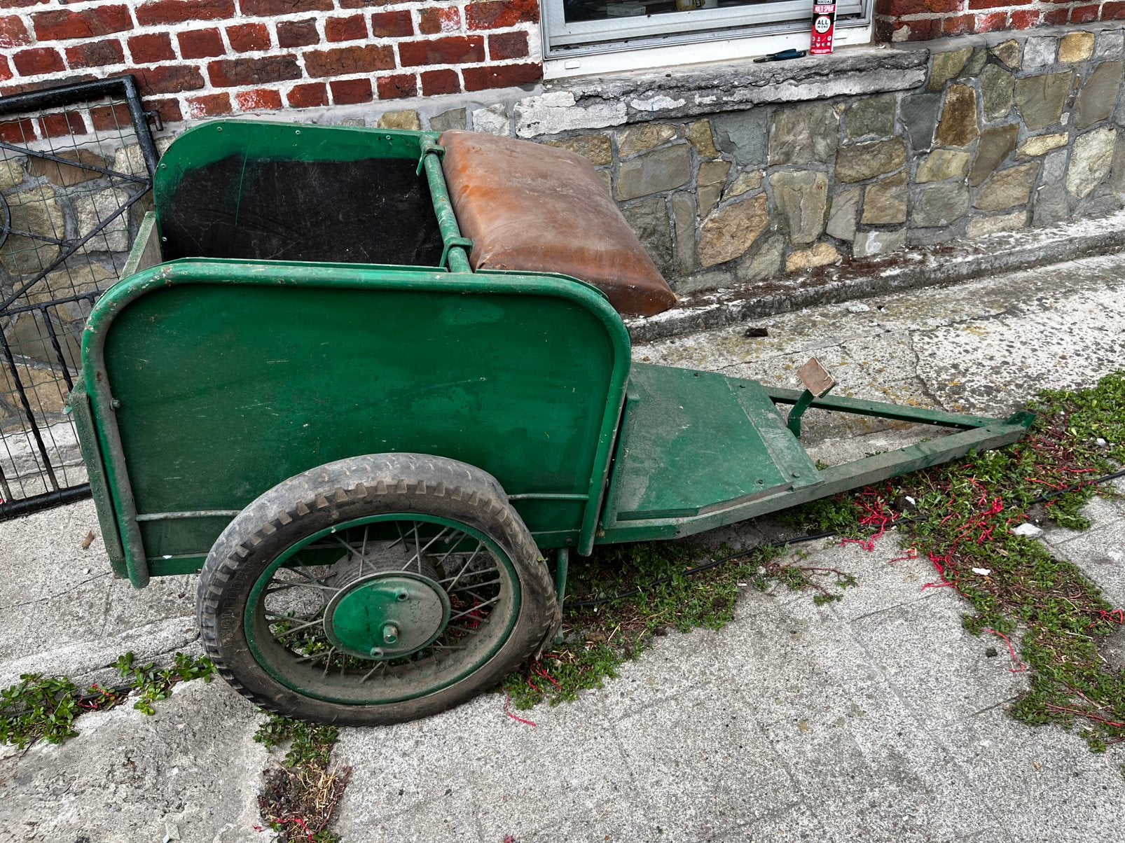 Ijzeren kar, 100 liter of meer, Ophalen, Gebruikt, Transportkar