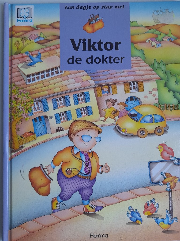 4 boeken voor kleuters. thema beroepen, Boeken, Ophalen of Verzenden, Zo goed als nieuw