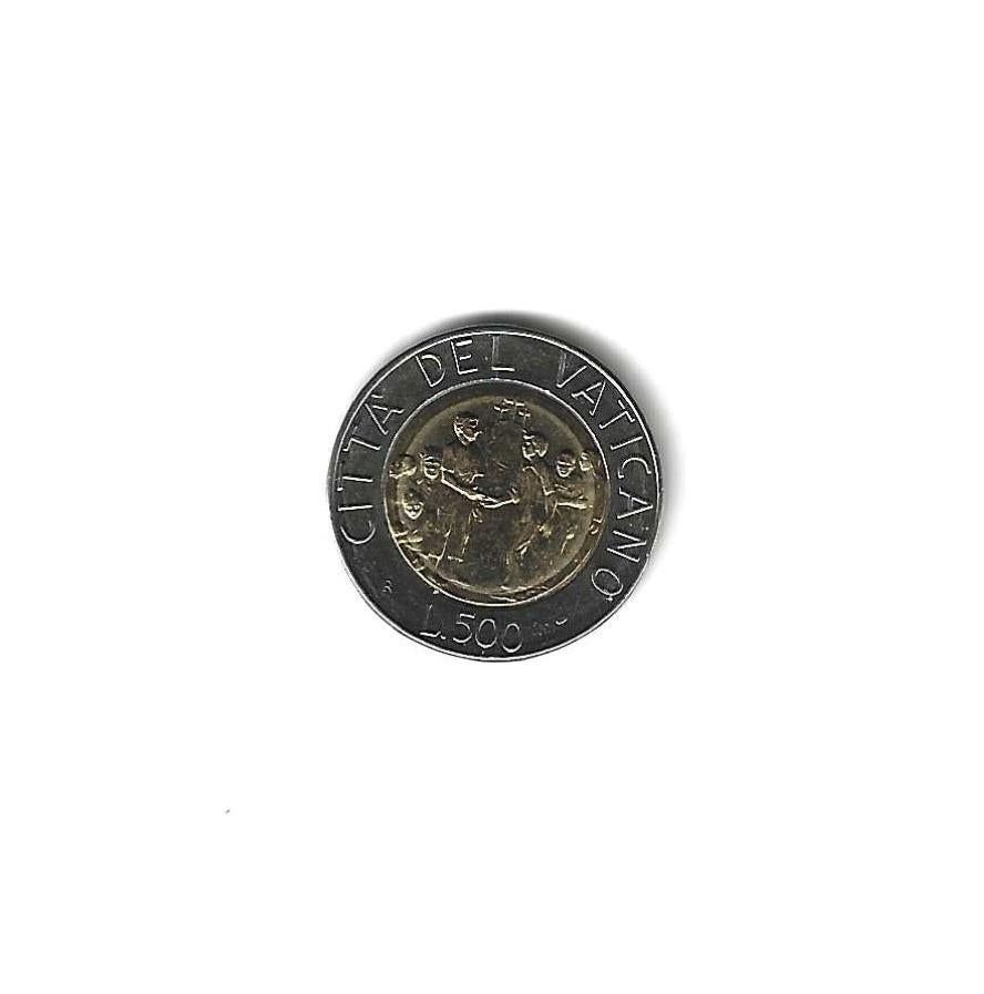Vaticaan, 500 Lire 1994, People meeting., Enlèvement ou Envoi, Autres pays, Monnaie en vrac