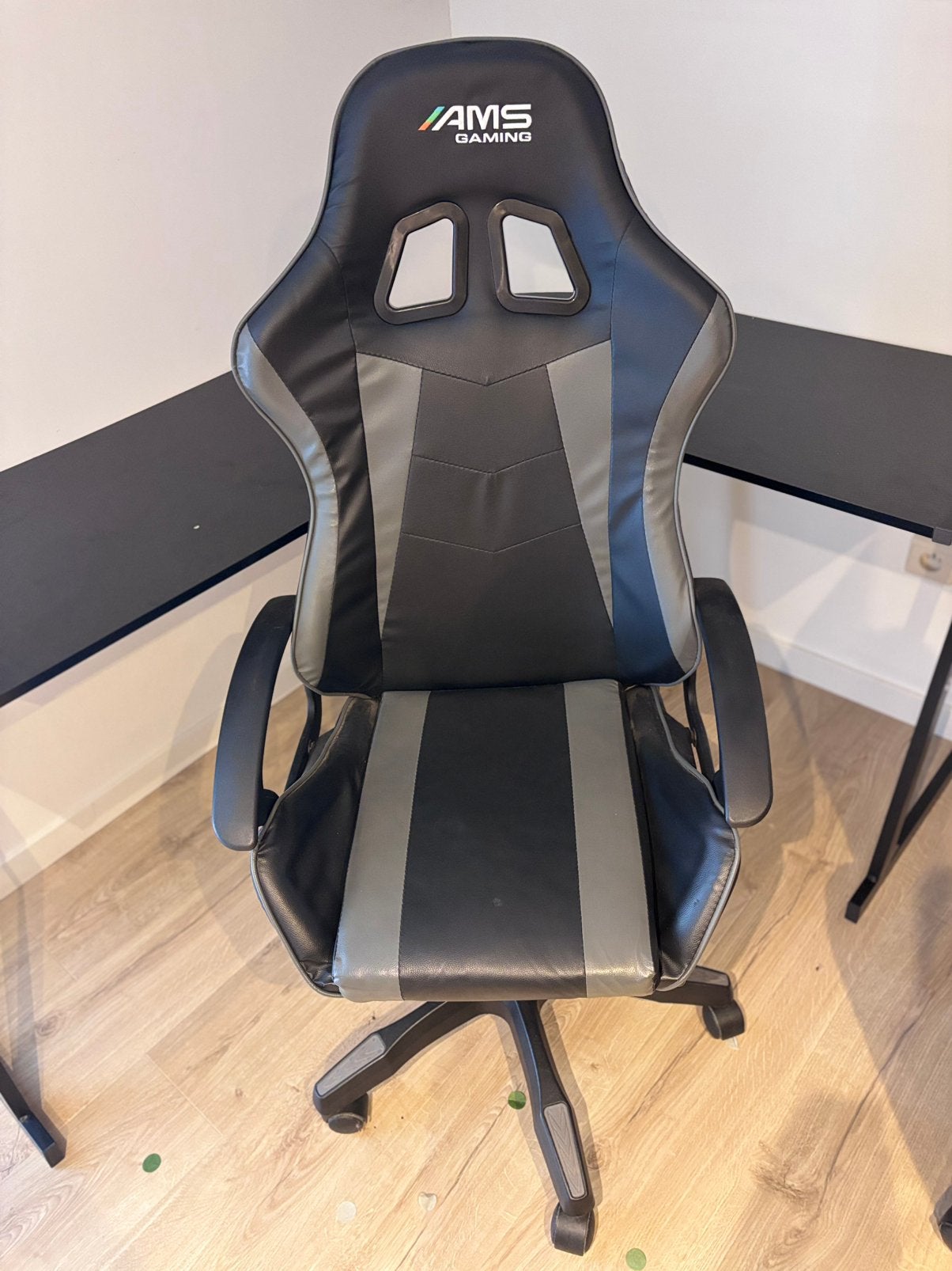Bureaustoel, Huis en Inrichting, Bureaustoelen, Ophalen, Gebruikt, Zwart, Gaming bureaustoel