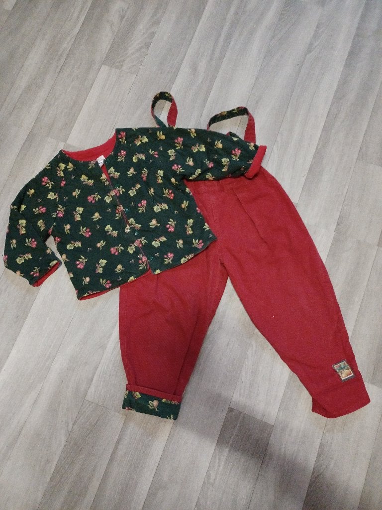 catimini, un ensemble d'hiver / vintage/ pour la fille 4 ans, Ophalen of Verzenden, Meisje, Setje