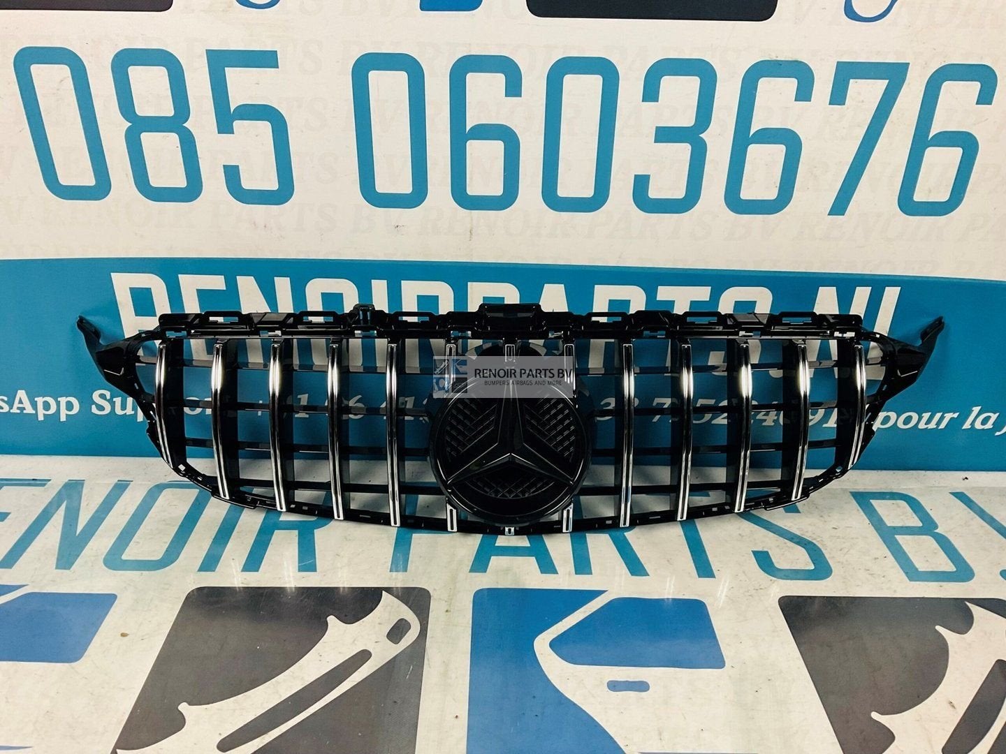 Grill Mercedes C Klasse W205 GT Chrome 2014-2017 Gril 2-B7-5, -, Utilisé, -, -