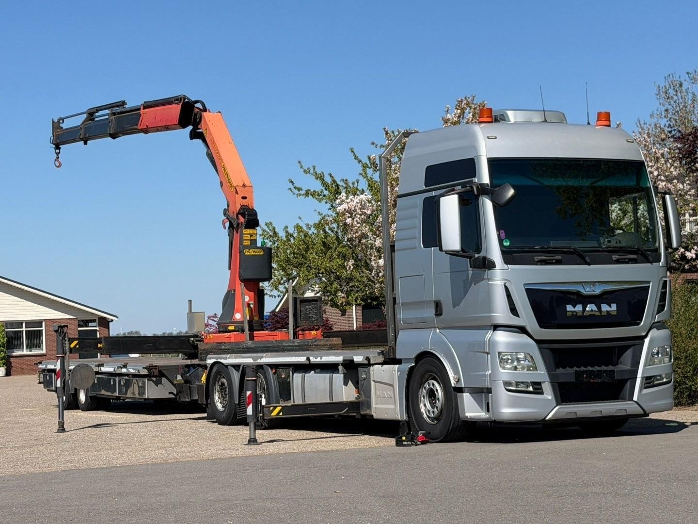 MAN TGX 26/400 KRAANWAGEN/PALFINGER 34tm! TOP! DUITSE TRUCK!, Auto's, Vrachtwagens, Automaat, Euro 6, MAN, Bedrijf